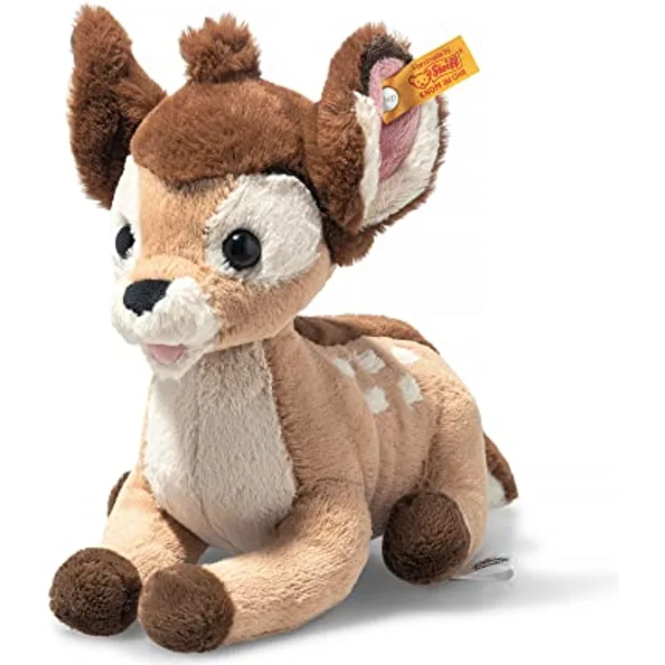 Steiff 024689 Soft Cuddly Friends Disney Originals Bambi, PLÜSCH Multicolor, 21cm