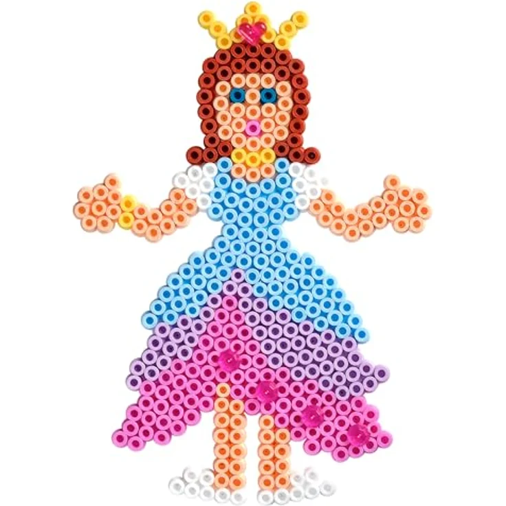 Dan Import Hama Bügelperlen Midi, Prinzessin und Meerjungfrau, 2000 Stück, Bastelset für Kinder – Bild 3