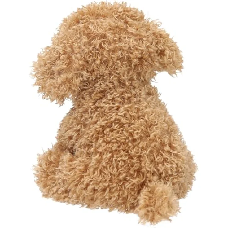 Depesche TOPModel Fur Ever Friends - Kuscheltier Hund Holly, 16 cm großes Plüschtier mit lockigem Fell in Hellbraun – Bild 3