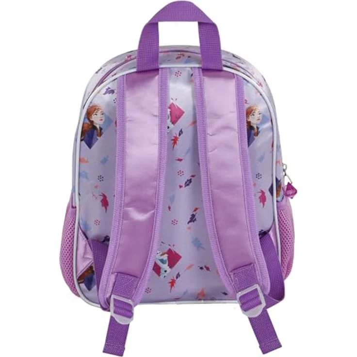 Disney Die Eiskönigin 2 (Frozen 2) Friends-Kleiner 3D Rucksack, Fuchsia, 26 x 31 cm, Kapazität 8,5 L – Bild 3