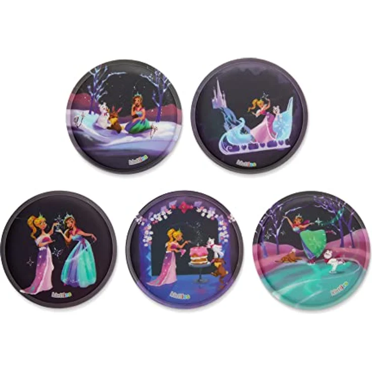 ergobag Klettie-Set (5-tlg. ) MATT Prinzessin auf dem Eis