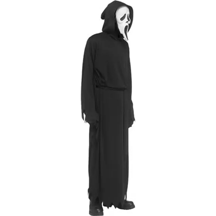 Fun World Scream® Ghostface® Junior Kostüm Größe 14/16 Jahre (156-174 cm) - Teen Scream 4 Geisterkostüm, Einheitsgröße, ideal für Halloween-Motto-Partys – Bild 2