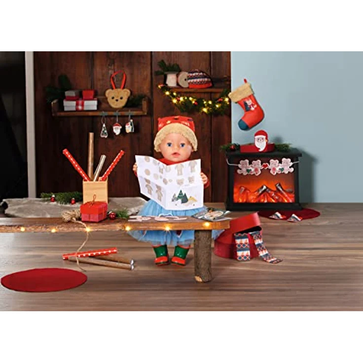 Zapf Creation 834466 BABY born Adventskalender - Puppenadventskalender für 43 cm große Puppen mit 24 Überraschungen bestehend aus Kleidungsstücken und Accessoires – Bild 4