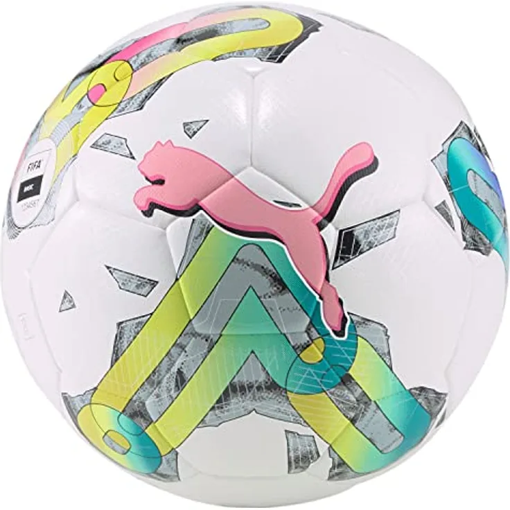 PUMA Orbita 4 HYB FIFA Basic Match Balls, White-Multi Colour