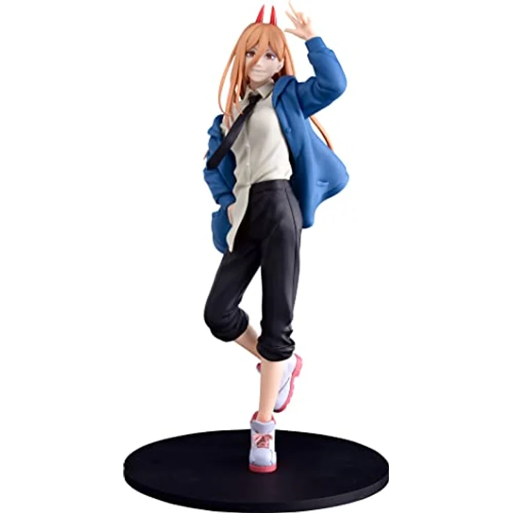 Max Factory Kettensägenmann Power Figur PLAMAX 20 cm, Montage und Lackierung erforderlich, schwarz – Bild 1