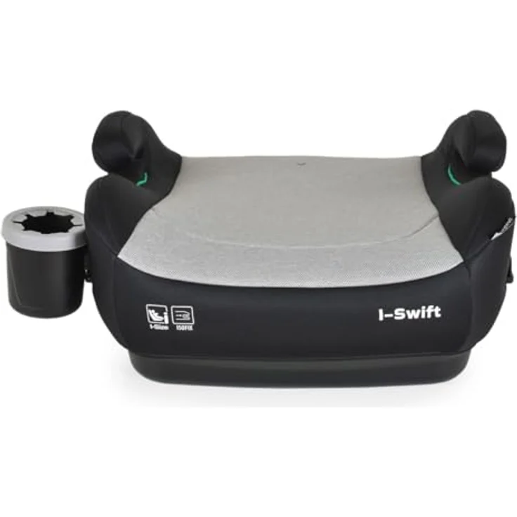 Cangaroo i-Swift, Kindersitzerhöhung ECE R129/i-Size, für Kinder 125-150 cm, mit Getränkehalter, Isofix, ergonomisch, abnehmbarer Bezug – Bild 3