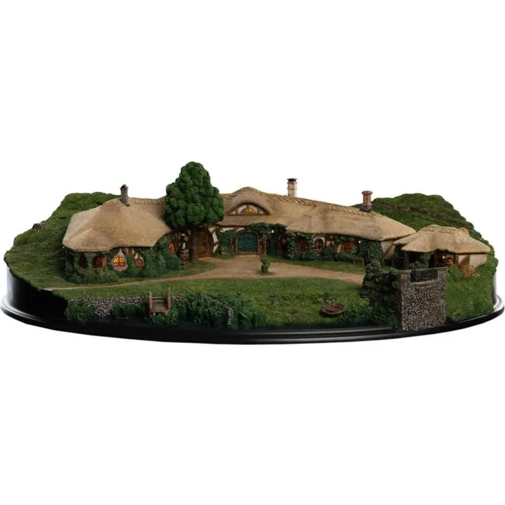 Weta Workshop Herr der Ringe Statue The Green Dragon Inn, limitierte Sammlerstück aus Resin mit LED-Leuchtfunktion, 53 x 15 x 33 cm, nur 600 Stück verfügbar