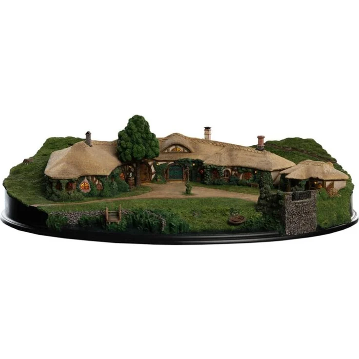 Weta Workshop Herr der Ringe Statue The Green Dragon Inn, limitierte Sammlerstück aus Resin mit LED-Leuchtfunktion, 53 x 15 x 33 cm, nur 600 Stück verfügbar