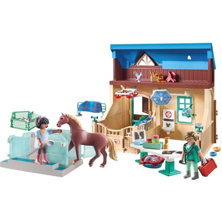 Playmobil® Konstruktions-Spielset Reittherapie & Tierarztpraxis (71352), Horses of Waterfall, (164 St) – Bild 6