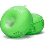 Grünflügel Schwimmflügel ab 1 Jahr - Sicher & Hautfreundlich & Ohne Weichmacher I 11-30 Kg I Schwimmflügel rund Swim Schwimmhilfe Baby ab 1 Jahr Kinder 2 Jahre Schwimmflügel Kinder 3-6 Jahre, Bio-TPU, Oval, Grün