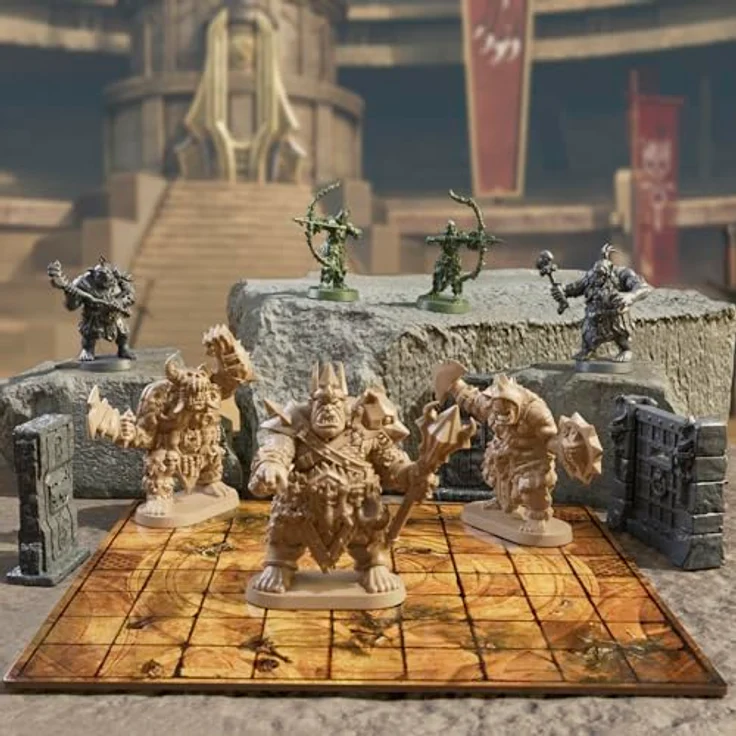 Avalon Hill HeroQuest Die Horde der Oger Abenteuerpack, Erweiterung mit 28 Miniaturen und 10 Herausforderungen für Rollenspiel, englische Fassung – Bild 5