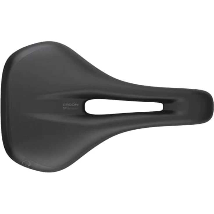 Ergon SF Damensattel S/M, anatomische Oberflächen, orthopädischer Komfortschaum, Nylon-Verbundschiene, Mikrofaser, leichtgewichtig (365 g) - Schwarz – Bild 2