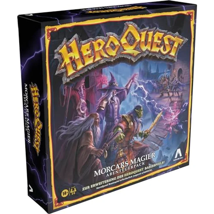 Hasbro HeroQuest Brettspiel-Erweiterung Morcars Magier Abenteuerpack, für 2-5 Spieler, deutsche Version, neue Szenarien und Charaktere – Bild 8