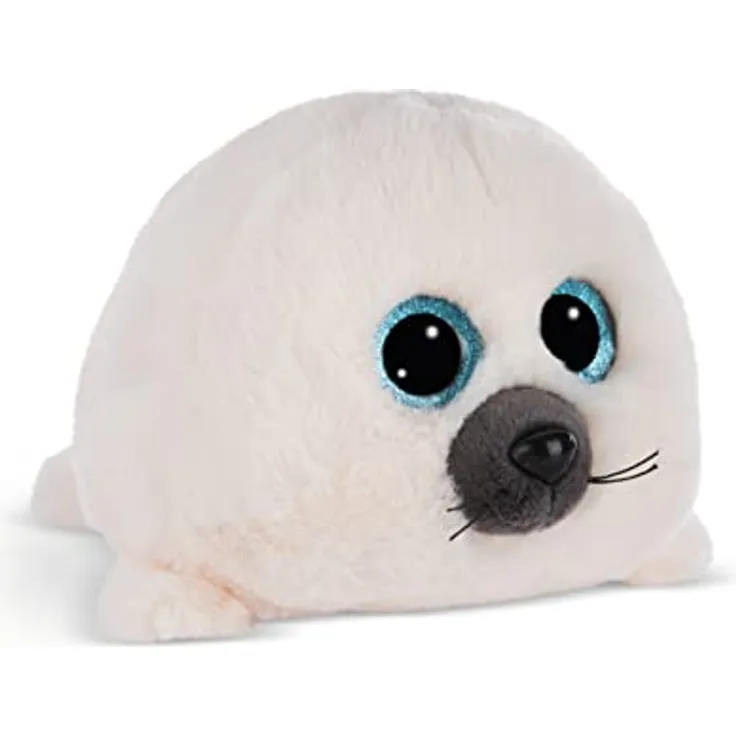 NICI GLUBSCHIS Robbe Boubelle, Kuscheltier 15 cm aus superweichem Plüsch, Winter Edition