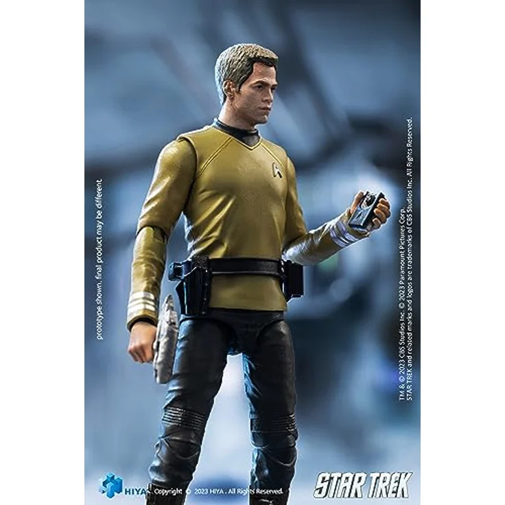 Hiya Toys Star Trek (2009): James T. Kirk PX Actionfigur 1:18, detailreiche Mini-Figur mit Zubehör, 10 cm – Bild 5