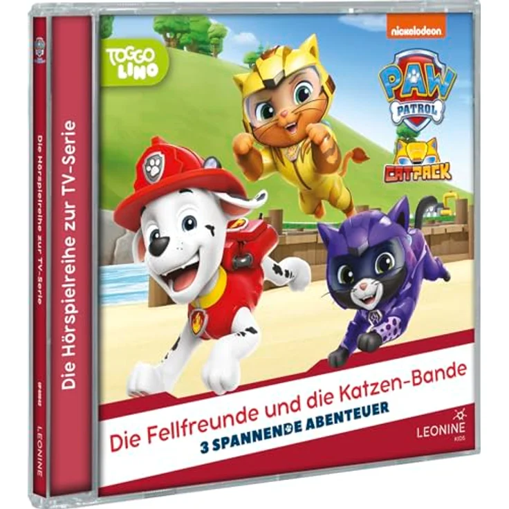 Leonine Hörspiel PAW Patrol CD 65 Die Fellfreunde und die Katzen-Bande, spannende Abenteuer mit den beliebten Fellfreunden – Bild 2