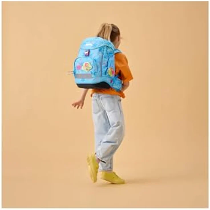 ergobag Schulranzen-Set PACK Bärhext 6-teilig, ergonomisch, höhenverstellbar, Your-Size-System, 20 Liter, reflektierend – Bild 7