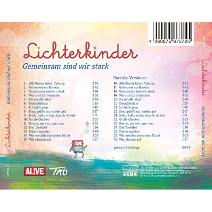 OTTO Hörspiel Gemeinsam sind wir stark, Kinderlieder-Album mit World Vision Spende – Bild 2