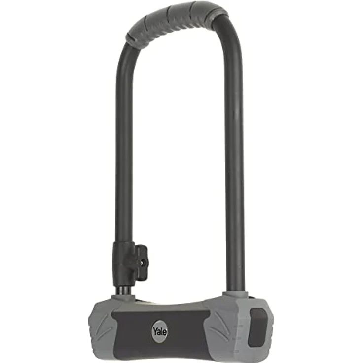 Yale Max Security Bügelschloß - YUL3/14/230/1 - 230 mm - Ultra gehärteter Bügel und Crossbar - 4-Schlüssel (1x Licht) - Max. Pick-, Zieh-, Schlag- und Bohrwiderstand - Incl. Fahrradhalterung – Bild 2