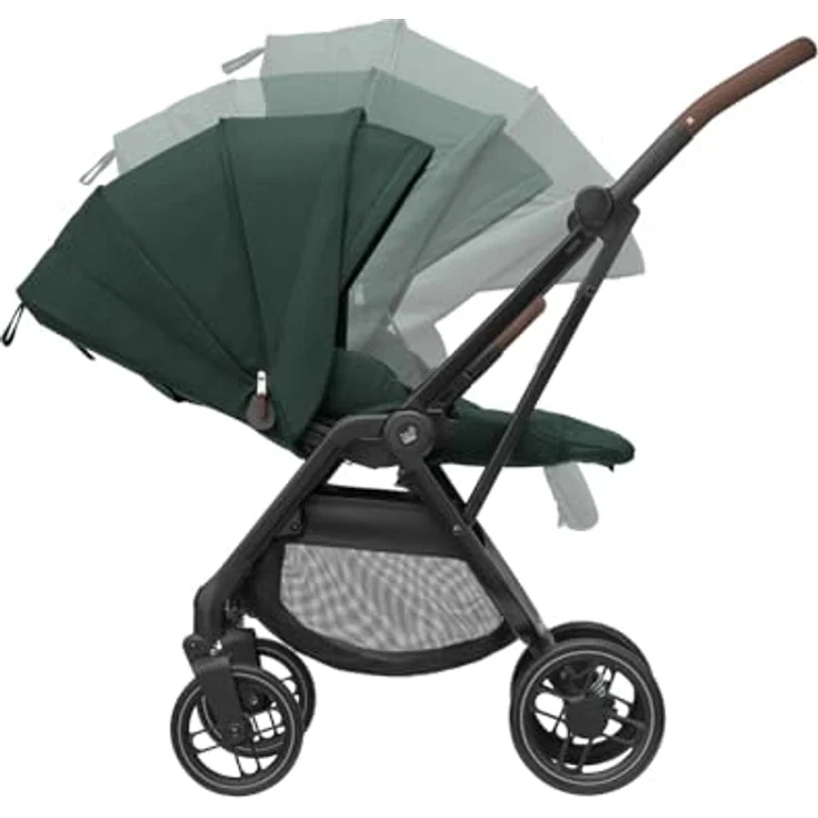 Maxi-Cosi Leona² Kinderwagen, superkompakt zusammenklappbar, für Kinder 0–4 Jahre bis 22 kg, mit pannensicheren Rädern und höhenverstellbarer Rückenlehne – Bild 6