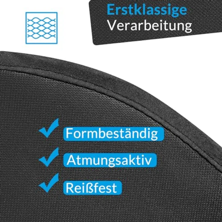 Kingsleeve Sitzschoner Universal Wasserabweisend Pflegeleicht 600D Oxford Atmungsaktiv Schonbezug Autositzbezug Werkstattschoner Auto Vordersitze – Bild 7