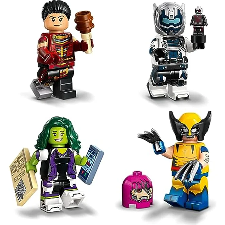 LEGO 71039 Minifiguren Marvel-Serie 2, 1 von 12 ikonischen Disney+ Charakteren zum Sammeln in jeder Tüte, inkl. Wolverine, Hawkeye, She-Hulk, Echo und mehr (1 Stück – Stil zufällig ausgewählt) – Bild 3