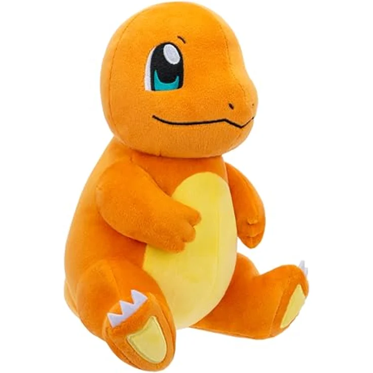 Pokémon Plush 20cm Charmander PKW3659, Orange - Weiches Kuscheltier für Kinder ab 2 Jahren, offizielles Pokémon Merchandise – Bild 2