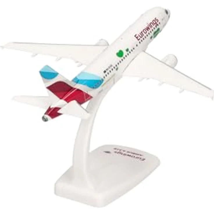 Herpa Snap-Fit Modellflugzeug Eurowings Airbus A319 Steiermark Miniatur 1:200 Kunststoff, Sammlerstück mit Standfuß – Bild 2