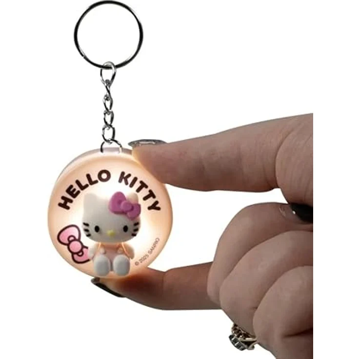 BlueSkyStudios Schlüsselanhänger Sanrio Hello Kitty, mit LED-Licht, kompakt und handlich – Bild 2