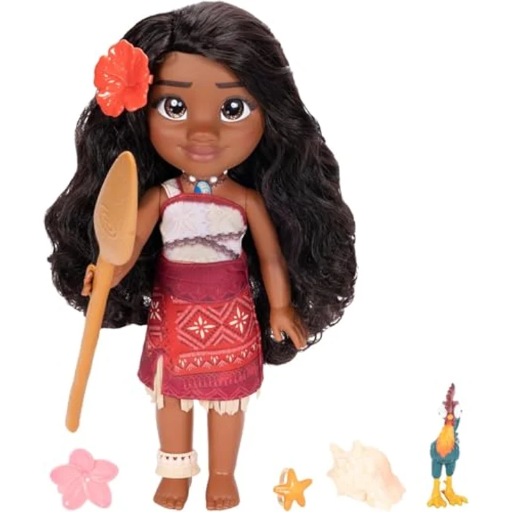 Disney Vaiana - SingingFriend Vaiana Puppe, interaktive Puppe mit Singfunktion und Zubehör, 38 cm, für Kinder ab 3 Jahren – Bild 7