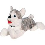 Tinisu Husky XXL Kuscheltier Hund - 60 cm Plüschtier weiches Stofftier, hochwertig verarbeitet