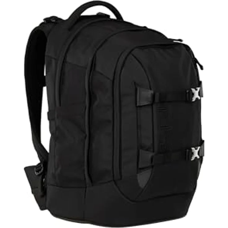 Satch Satch Pack Schulrucksack, 4-fach Frontloops für individuelle SWAPS, Nordic Black – Bild 4