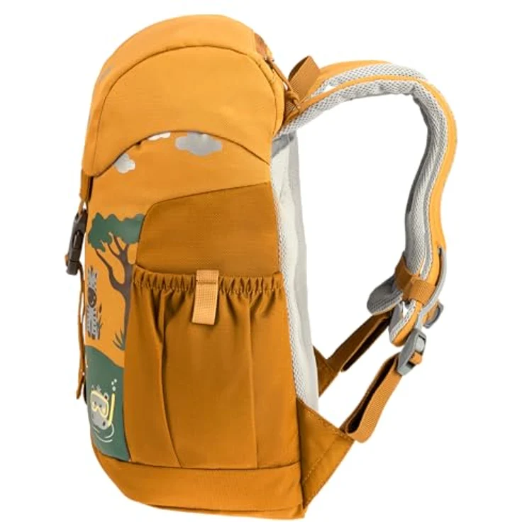 Deuter Schmusebär Kinderrucksack, 33 cm, orange, 100% Polyester, 21 x 15 x 33 cm – Bild 3