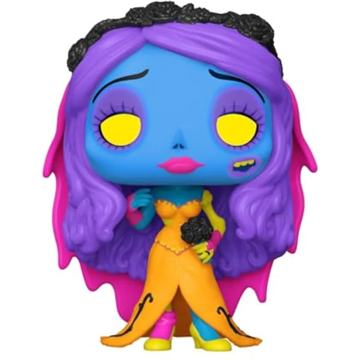 Funko POP! & Tee: Corpse Bride - Emily - Schwarzlicht - Vinyl-Sammelfigur - Geschenkidee - Kurzärmeliges T-Shirt - Schwarz - S – Bild 4