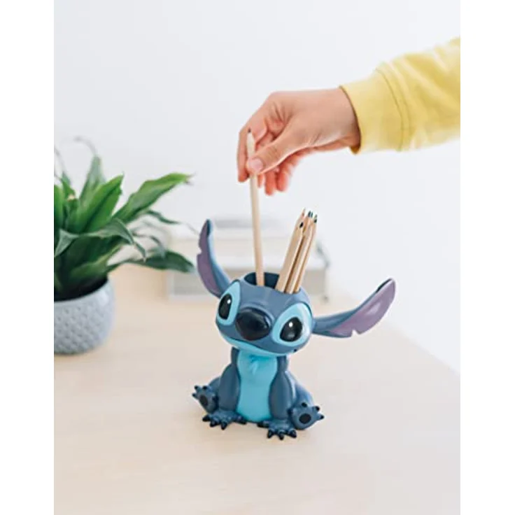 Grupo Erik Stiftehalter Walt Disney Stitch Schreibtisch Organizer - Lilo und Stitch Figur Stifteköcher - Schreibtisch Zubehör Disney Fanartikel - Stifte Organizer Diseny Merch – Bild 4