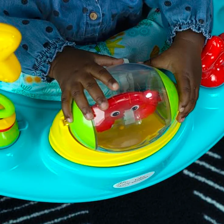 Baby Einstein Curiosity Cove™ 2-in-1 Aktivitätshüpfer mit abnehmbarer Schildkröte Neptun, 3 Lernmodi, höhenverstellbar, 360° drehbarer Sitz, geeignet für 6-12 Monate – Bild 12