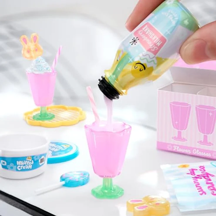MGA ENTERTAINMENT MGA's Miniverse - Make It Mini Frühlings-Edition, Kreativset zur Gestaltung von Miniatur-Gerichten und Pflanzen, UV-härtendes Harz – Bild 2