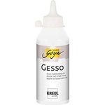 Kreul SOLO GOYA Gesso, weiße Grundierung auf Acryl-Halbkreidebasis, 250 ml, wasserfest und gut deckend