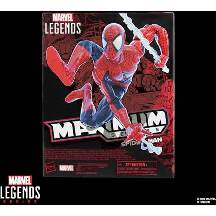 Hasbro Marvel Legends Maximum Series Spider-Man Actionfigur, 15 cm, rot, detailgetreu und aufwendig gestaltet – Bild 18