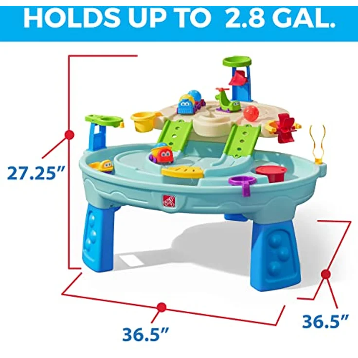 Step2 Ball Buddies Wasserspieltisch mit Bällen | Wassertisch mit 23-teiligem Zubehörset | Garten Wasser Spieltisch für Kinder oder Indoor Bälle Tisch. – Bild 5