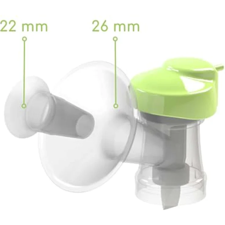Ardo Brustglockeneinsatz Ø 22 mm aus Silikon für kleine Brustwarzen, hochtransparent – Bild 2