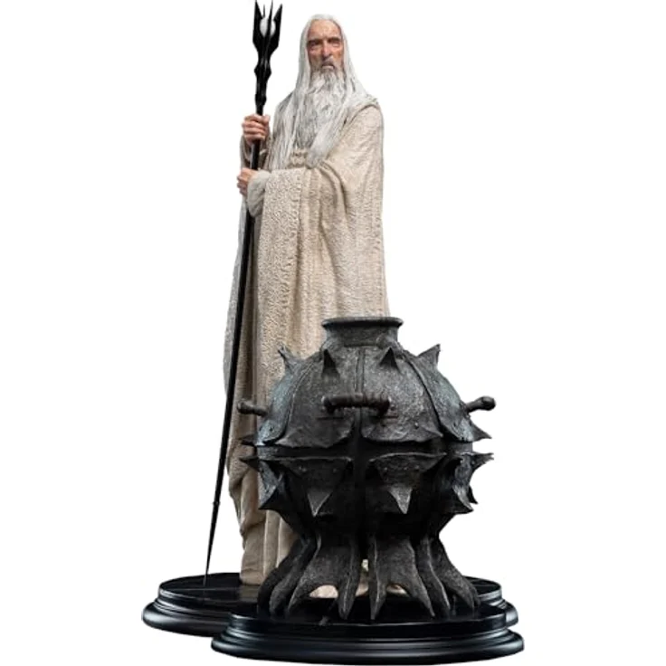 Weta Workshop Der Herr der Ringe Statue 1/6 Saruman and The Fire of Orthanc, exklusive Sammelfigur aus Resin, 33 cm, limitiert auf 250 Stück – Bild 1