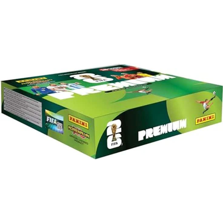 Panini FIFA World Cup Adrenalyn XL 2026, Premium Booster mit 10 Sammelkarten und 1 Limited Edition Karte – Bild 1