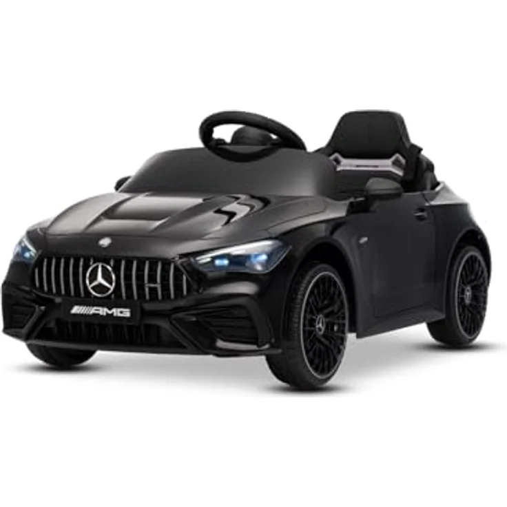 Beneo Mercedes CLE 12V, Elektrisches Kinderfahrzeug mit Hinterradantrieb, schwarz, Lithium-Akku, LED-Beleuchtung, Einsitzer, 2,4-GHz-Fernbedienung, MP3-Player mit USB/AUX/Bluetooth, ORIGINAL-Lizenz – Bild 1