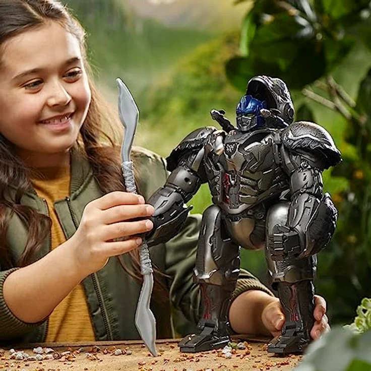Transformers: Aufstieg der Bestien Command & Convert Optimus Primal, 31,5 cm großes elektronisches Animatronik-Spielzeug – Bild 5