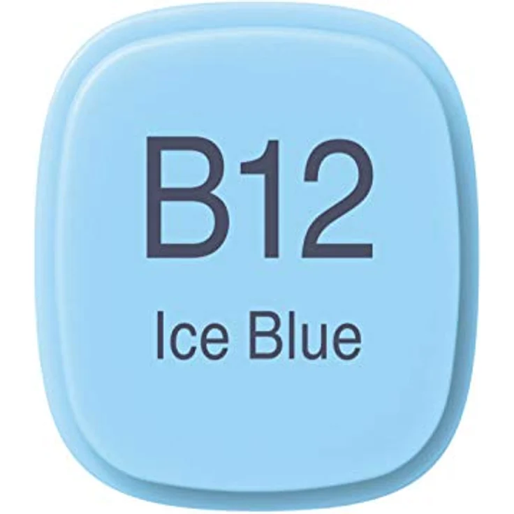 Copic Classic Marker Typ B - 12, Ice Blue, professioneller Layoutmarker mit breiter und feiner Spitze, schnelltrocknend – Bild 3