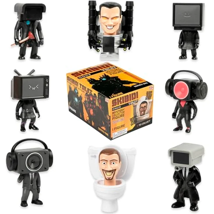 SKIBIDI TOILET Skibidi Toilet Mystery Figure Collector Series - Sammelfiguren, zufällig ausgewählt, offiziell lizenziert, 27,9 cm hoch – Bild 1