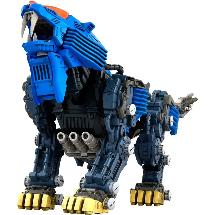 Takara Tomy Zoids Shield Liger Bang Special, 1/100 Modellbau Kit mit Zubehör und Display Stand, 25 cm hoch