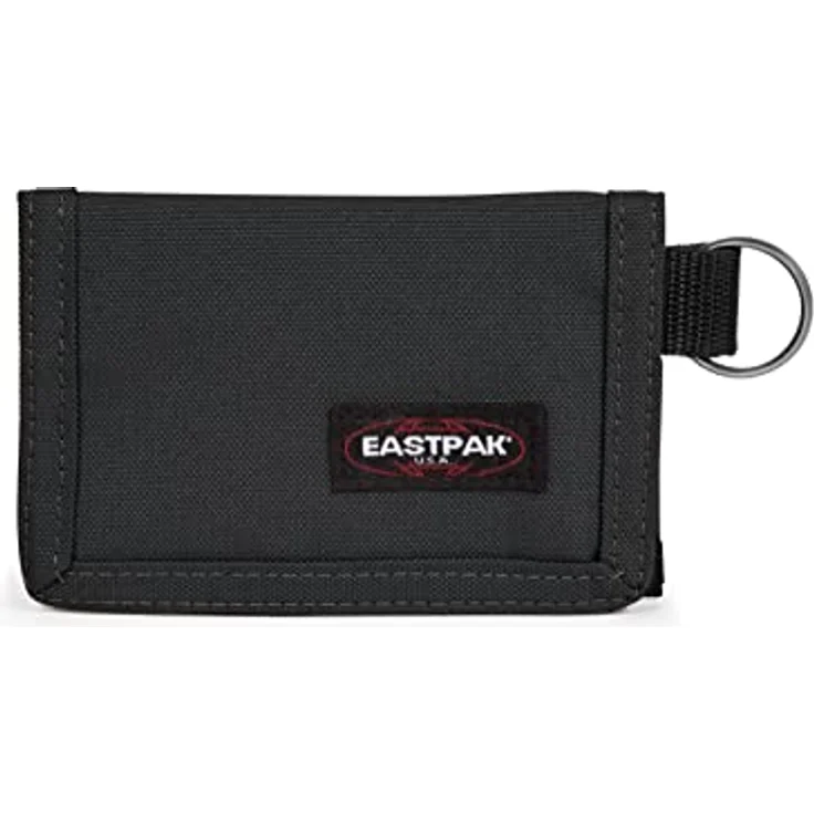 Eastpak Mini Crew Geldbörse - Black (Schwarz) - Kinderportemonnaie mit Kartenfächern und Schlüsselring – Bild 1