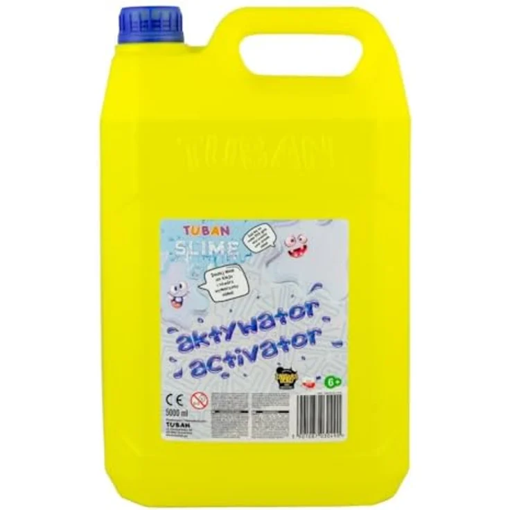 TUBAN Aktivator für Slime, Slime Magic, Lösung für PVA-Kleber, 5000 ml, sicher für Kinder, hergestellt in der EU, frei von schädlichen Stoffen